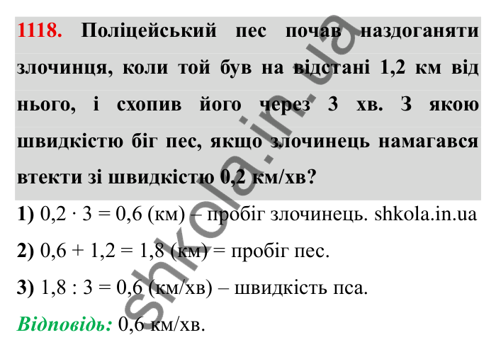 Завдання № 1118 Відповідь до завдання 1118 (с. 126) з математики для 6 класу (Мерзляк, 2023), частина 2: § 4. Раціональні числа і дії з ними. 38. Ділення раціональних чисел