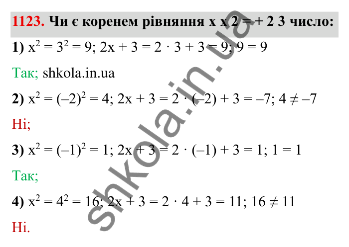 Завдання № 1123 Відповідь до завдання 1123 (с. 126) з математики для 6 класу (Мерзляк, 2023), частина 2: § 4. Раціональні числа і дії з ними. 38. Ділення раціональних чисел
