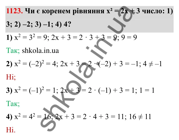 Завдання № 1123 Відповідь до завдання 1123 (с. 126) з математики для 6 класу (Мерзляк, 2023), частина 2: § 4. Раціональні числа і дії з ними. 38. Ділення раціональних чисел