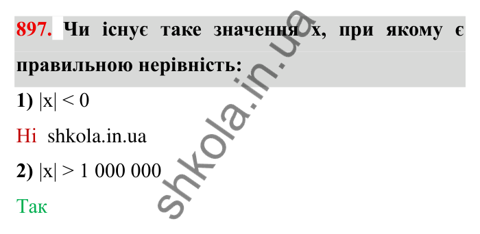 Завдання № 897 Відповідь до завдання 897 (с. 73) з математики для 6 класу (Мерзляк, 2023), частина 2: § 4. Раціональні числа і дії з ними. 31. Порівняння чисел