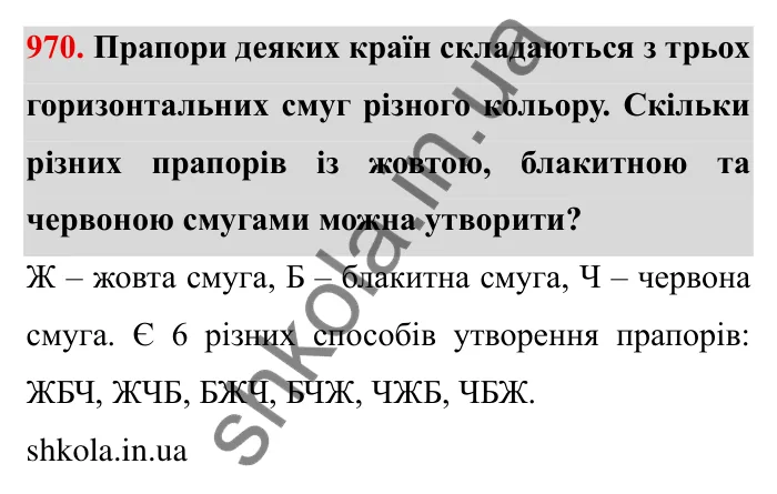 Завдання № 970 Відповідь до завдання 970 (с. 88) з математики для 6 класу (Мерзляк, 2023), частина 2: § 4. Раціональні числа і дії з ними. 33. Властивості додавання раціональних чисел