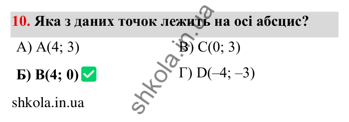 Перевірте себе № 6, завдання 10 Відповідь до завдання 10 тестової роботи «Перевірте себе» № 6 (с. 170) з математики для 6 класу (Мерзляк, 2023), частина 2: § 4. Раціональні числа і дії з ними