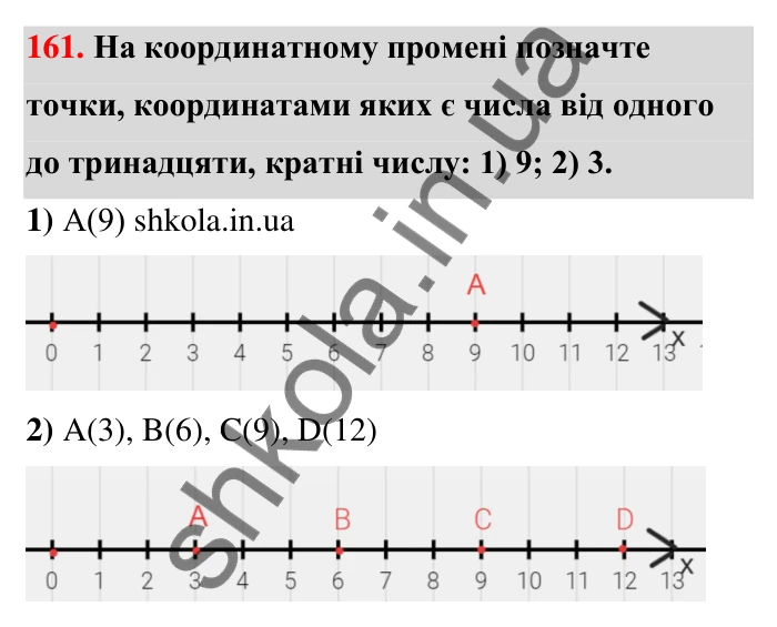 Відповідь до завдання 161 (с. 34) з математики для 6 класу (Тарасенкова, 2023), частина 1: 3. Ознаки подільності на 9 і 3