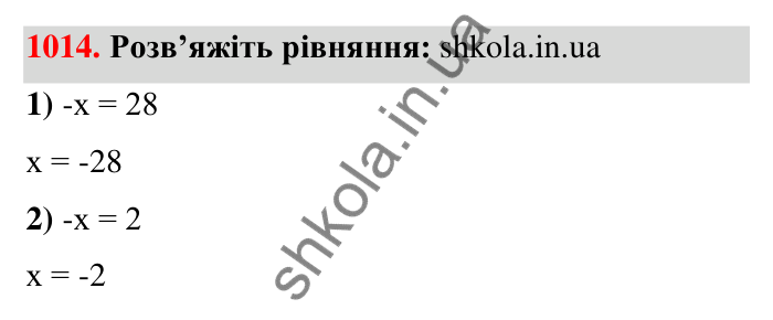 Завдання 1014 Відповідь до завдання 1014 (с. 30) з математики для 6 класу (Тарасенкова, 2023), частина 2: 21. Модуль числа