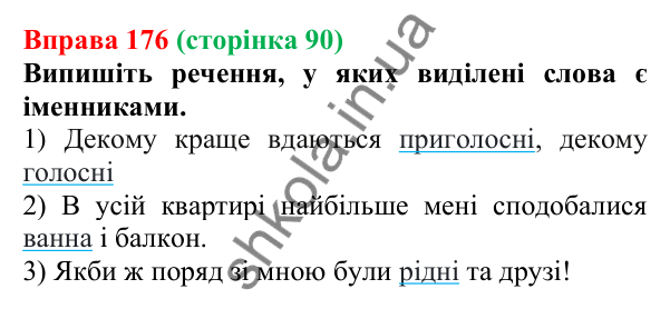 Відповідь до вправи 176 (с. 90) з української мови для 6 класу (Літвінова, 2023): Основні способи словотворення