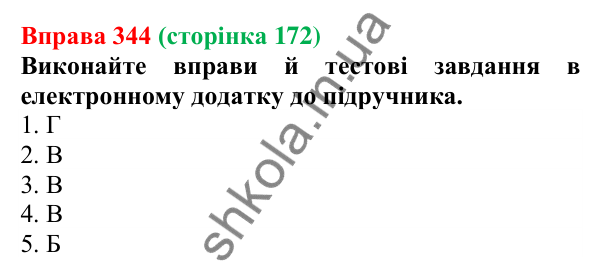 Відповідь до вправи 344 (с. 172) з української мови для 6 класу (Літвінова, 2023): Рід незмінюваних іменників