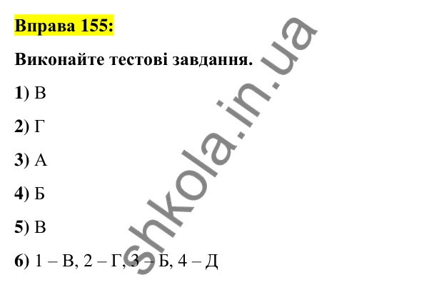 Вправа 155 Відповідь до вправи 155 (с. 58) з української мови для 6 класу (Заболотний, 2023): Фразеологія