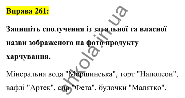 Вправа 261 Відповідь до вправи 261 (с. 101) з української мови для 6 класу (Заболотний, 2023): Іменник