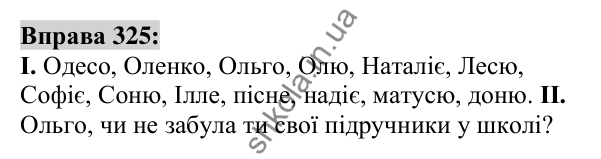 Вправа 325 Відповідь до вправи 325 (с. 122) з української мови для 6 класу (Заболотний, 2023): Іменник