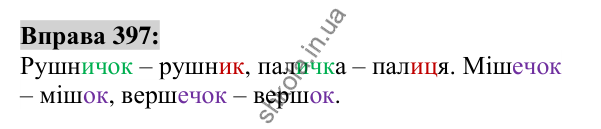 Вправа 397 Відповідь до вправи 397 (с. 145) з української мови для 6 класу (Заболотний, 2023): Іменник