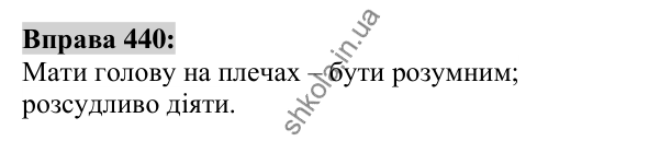Вправа 440 Відповідь до вправи 440 (с. 160) з української мови для 6 класу (Заболотний, 2023): Прикметник