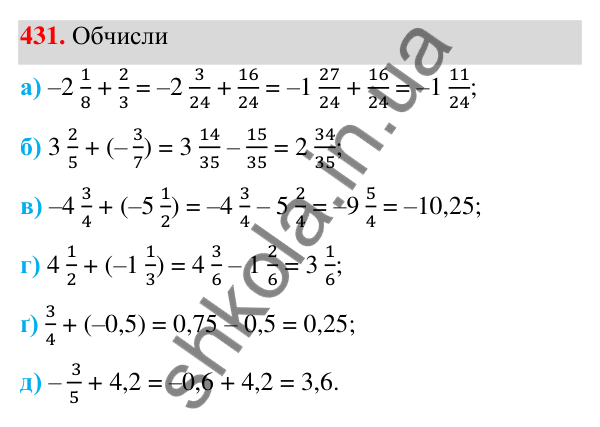 ГДЗ Алгебра 7 клас Бевз 2024 — завдання 431, § 10. Винесення множника за дужки