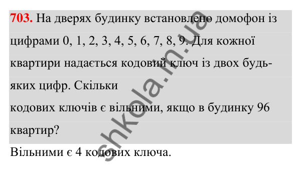 ГДЗ Алгебра 7 клас Бевз 2024 — завдання 703, § 16. Що таке функція?
