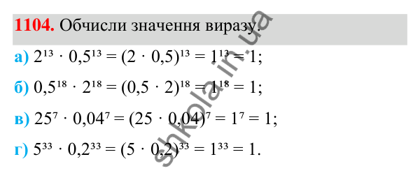 ГДЗ Алгебра 7 клас Бевз 2024 — завдання 1104, § 25. ...систем методом підстановки