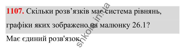 ГДЗ Алгебра 7 клас Бевз 2024 — завдання 1107, § 26. ...систем методом додавання