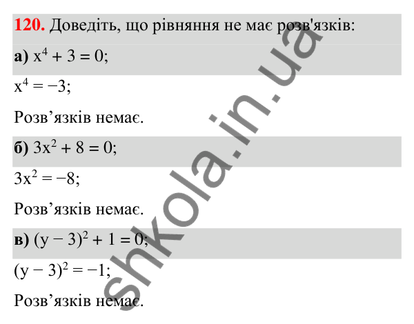Завдання 120 ГДЗ Алгебра 7 клас Бевз 2024 — завдання 120, § 3. Вирази зі степенями