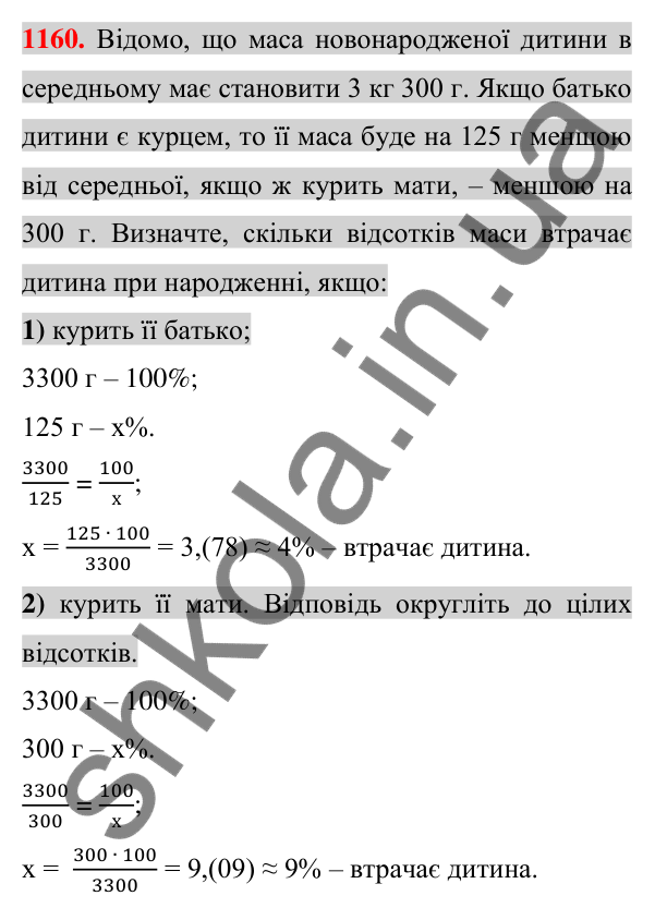 Відповідь до завдання 1160 (с. 225) з алгебри для 7 класу (Істер, 2024): Графік лінійного рівняння з двома змінними