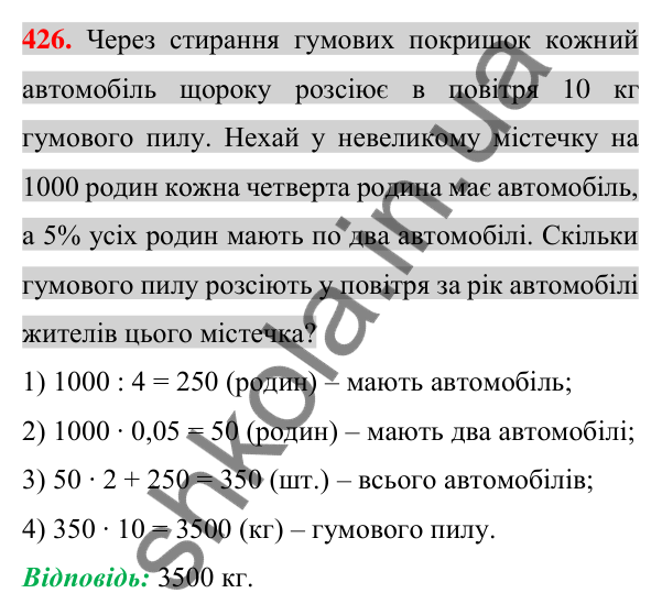Відповідь до завдання 426 (с. 78) з алгебри для 7 класу (Істер, 2024): Множення одночленів. Піднесення одночлена до степеня
