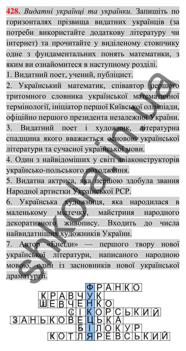 Відповідь до завдання 428 (с. 79) з алгебри для 7 класу (Істер, 2024): Множення одночленів. Піднесення одночлена до степеня