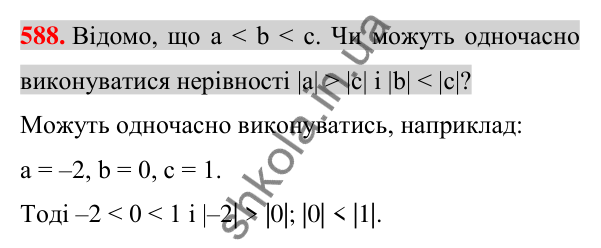 Відповідь до завдання 588 (с. 110) з алгебри для 7 класу (Істер, 2024): Розкладання многочлена на множники винесенням…