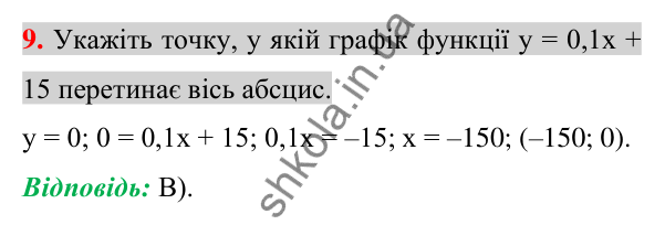 Відповідь до завдання 9 (с. 208) домашньої самостійної роботи № 5 з алгебри для 7 класу (Істер, 2024)