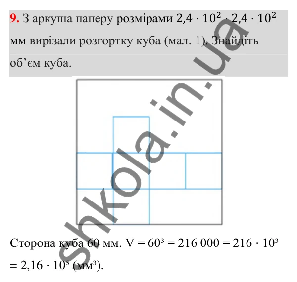 ГДЗ Алгебра 7 клас Тарасенкова 2024 — повторення розділу 3. завдання 9, Розділ 3. Одночлени і многочлени
