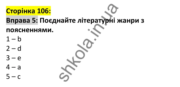 p106-ex5 Відповідь до вправи 5, сторінка 106 - ГДЗ Англійська мова 7 клас Коста 2024