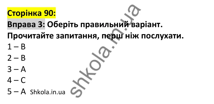 p90-ex3 Відповідь до вправи 3, сторінка 90 - ГДЗ Англійська мова 7 клас Коста 2024