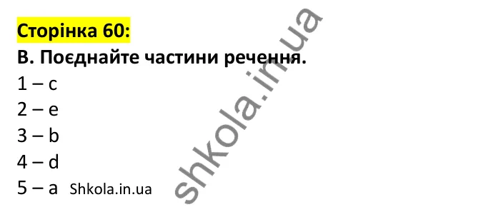 Відповідь до завдання B, сторінка 60 - ГДЗ Англійська мова 7 клас Мітчелл 2024 робочий зошит. Full Blast Plus 7 Workbook