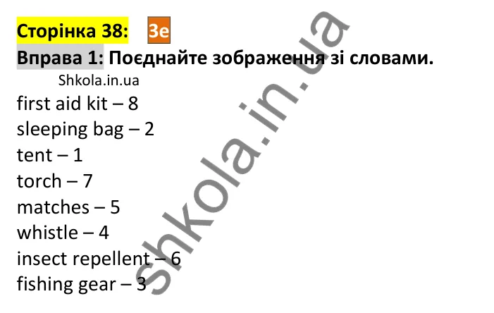 Відповідь до вправи 1, сторінка 38 - ГДЗ Англійська мова 7 клас Мітчелл 2024. Full Blast Plus for Ukraine 7