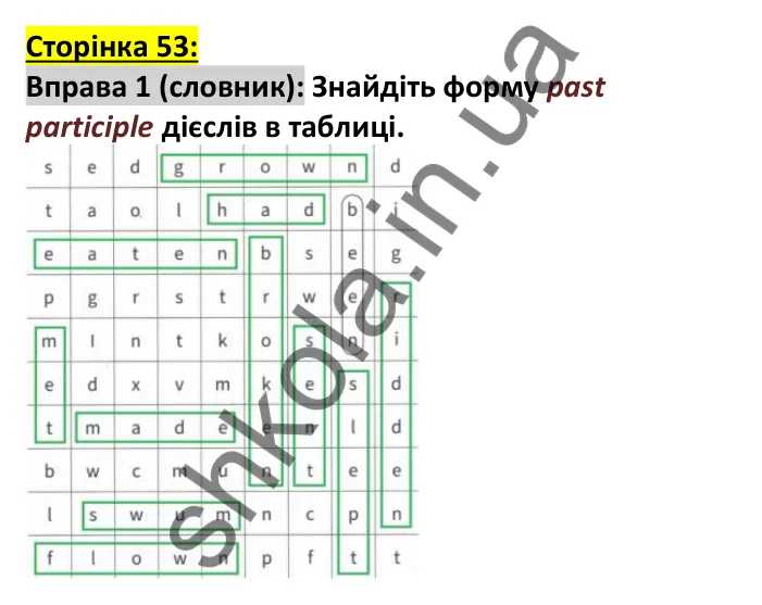 Відповідь до вправи 1, сторінка 53 (лексика) - ГДЗ Англійська мова 7 клас Коста робочий зошит 2024. Prepare 7 Workbook