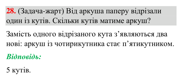 Відповідь до завдання 28 (с. 244) з повторення вивченого з геометрії для 7 класу (Бурда, 2024): Елементарні геометричні…