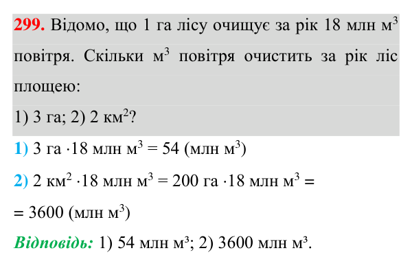 Відповідь до завдання 299 (с. 87) з геометрії для 7 класу (Істер, 2024): Трикутник і його елементи
