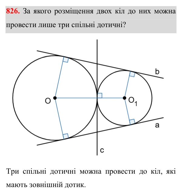 Завдання 826 Відповідь до завдання 826 (с. 197) для повторення розділу 4 з геометрії для 7 класу (Істер, 2024)