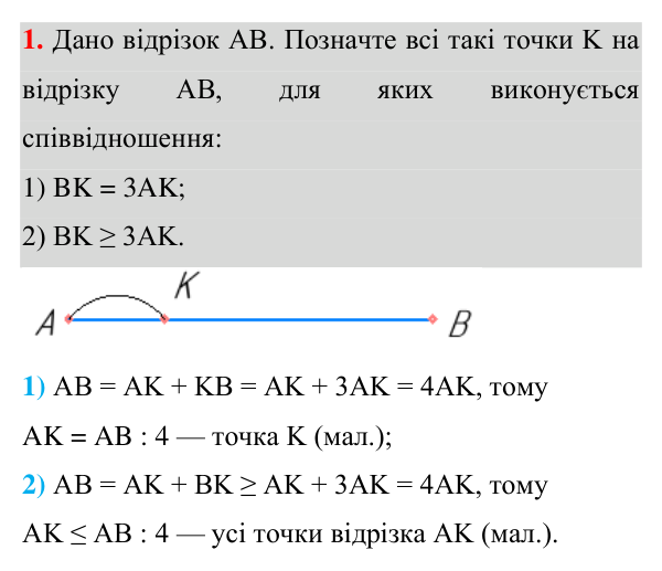 Відповідь до задачі 1 (с. 224) підвищеної складності з геометрії для 7 класу (Істер, 2024)