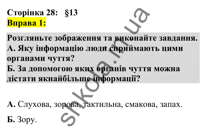 Відповідь до вправи 1 сторінка 28 ГДЗ Українська мова 7 клас Авраменко 2024