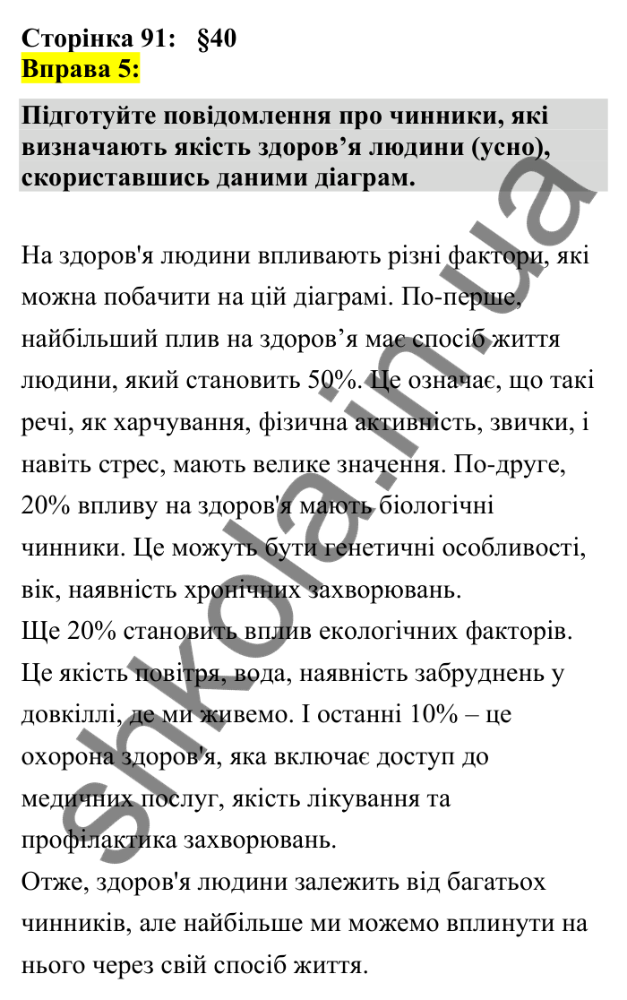 Відповідь до вправи 5 сторінка 91 ГДЗ Українська мова 7 клас Авраменко 2024
