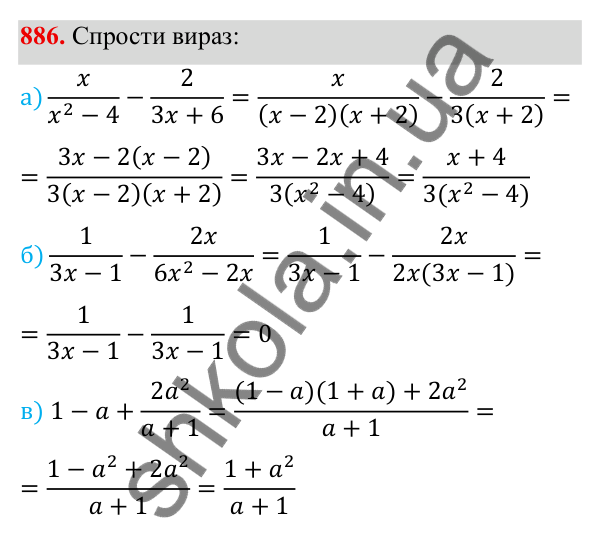 ГДЗ Алгебра 8 клас Бевз 2025 — завдання 886, § 17. Функція y = √x