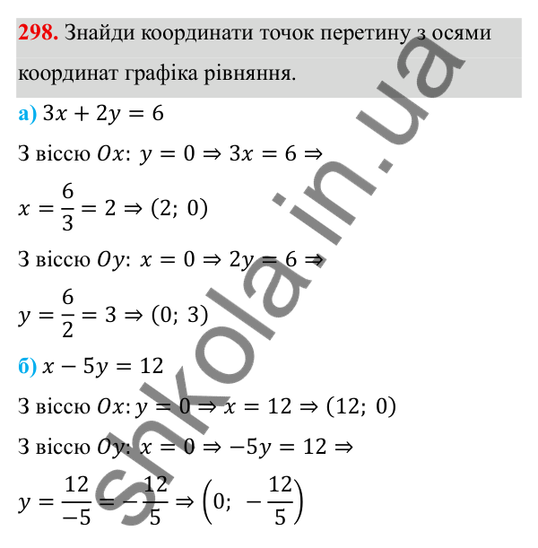 ГДЗ Алгебра 8 клас Бевз 2025 — завдання 298, § 6. Ділення дробів