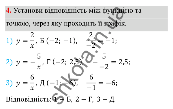 ГДЗ Алгебра 8 клас Бевз 2025 — завдання 4, типові завдання до тематичного оцінювання №3
