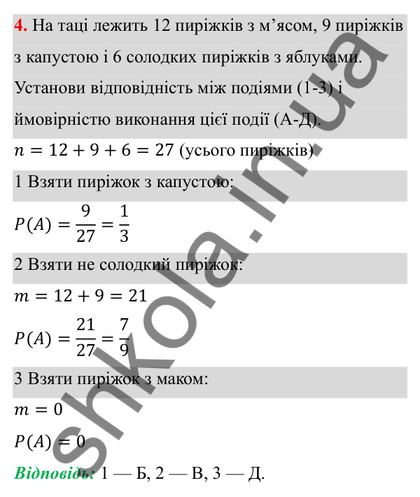 ГДЗ Алгебра 8 клас Бевз 2025 — завдання 4, типові завдання до тематичного оцінювання №7