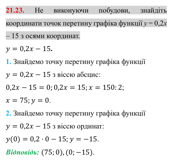 Завдання 21.23 Відповідь до завдання 21.23 (с. 179) з алгебри для 8 класу (Істер, 2025): Формула коренів квадратного рівняння