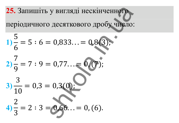 ГДЗ Алгебра 8 клас Тарасенкова 2025 — повторення. завдання 25, Задачі і вправи для повторення