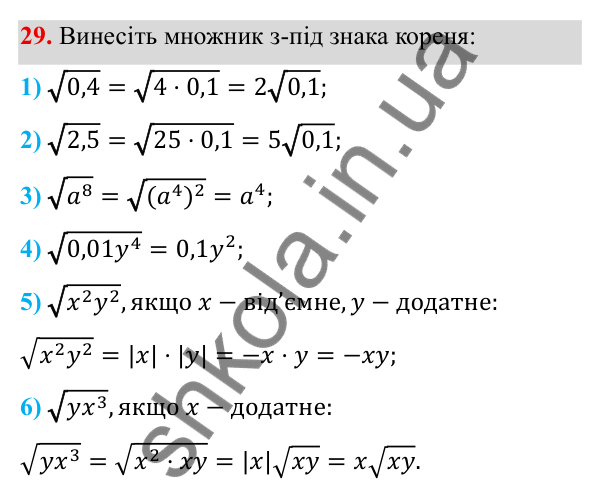 Повторення. Завдання 29 ГДЗ Алгебра 8 клас Тарасенкова 2025 — повторення. завдання 29, Задачі і вправи для повторення