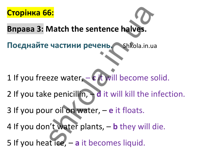 Відповідь до вправи 3, сторінка 66 - ГДЗ Англійська мова 8 клас зошит Джонс 2025. Prepare 8 Workbook
