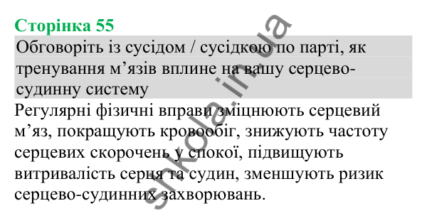 Відповідь до додаткового завдання (с. 55) з біології для 8 класу (Кулініч, 2025): Кровотечі: надання першої допомоги