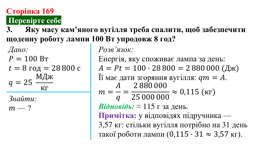 Відповідь до завдання 3 (с. 169) з фізики для 8 класу (Максимович, 2025): Сучасні електричні побутові прилади