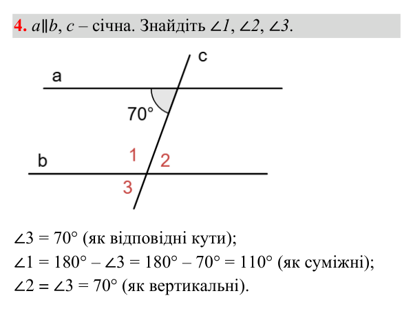 Відповідь до завдання 4 (с. 6) з повторення геометрії за 7 клас для 8 класу (Істер, 2025): Елементарні геометричні фігури