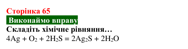 Відповідь до вправи (с. 65) з хімії для 8 класу (Попель, 2025): Корозія металів