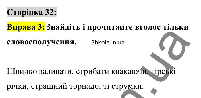 Відповідь до вправи 3 сторінка 32 ГДЗ Українська мова 8 клас Авраменко 2025